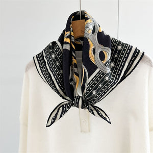 MaraSilk Pure Mulberry Silk-Wool Scarf - Square MS897