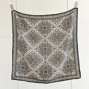 MaraSilk Pure Mulberry Silk-Wool Scarf - Square MS897 25" x 25" MS89706