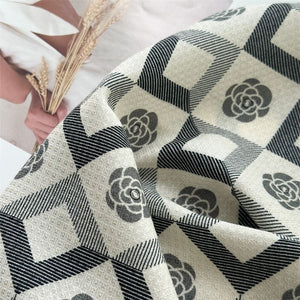 MaraSilk Pure Mulberry Silk-Wool Scarf - Square MS898
