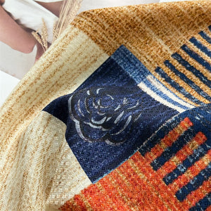 MaraSilk Pure Mulberry Silk-Wool Scarf - Square MS899