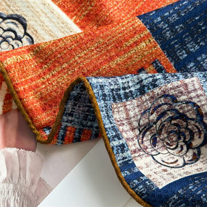MaraSilk Pure Mulberry Silk-Wool Scarf - Square MS899