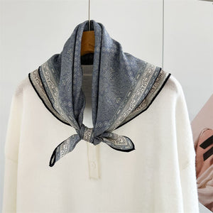 MaraSilk Pure Mulberry Silk-Wool Scarf - Square MS900 25" x 25" MS90001