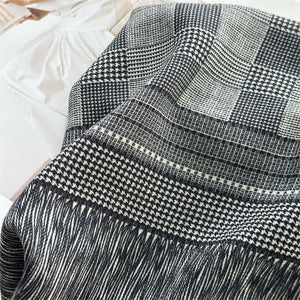 MaraSilk Pure Mulberry Silk-Wool Scarf - Square MS901