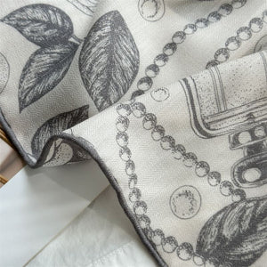 MaraSilk Pure Mulberry Silk-Wool Scarf - Square MS904