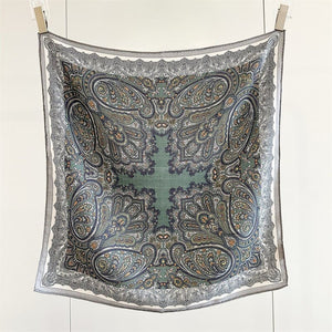 MaraSilk Pure Mulberry Silk-Wool Scarf - Square MS904 25" x 25" MS90405