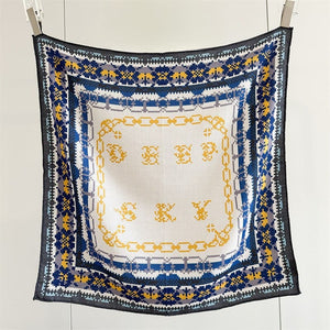 MaraSilk Pure Mulberry Silk-Wool Scarf - Square MS904 25" x 25" MS90406