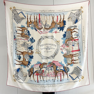 MaraSilk Pure Mulberry Silk-Wool Scarf - Square MS987 53" x 53" MS98702