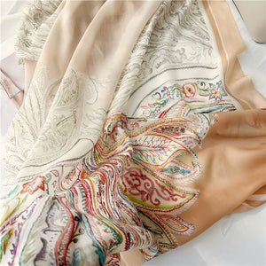 MaraSilk Pure Wool Scarf - Oblong MS819