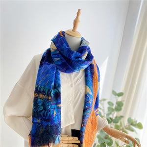 MaraSilk Pure Wool Scarf - Oblong MS820