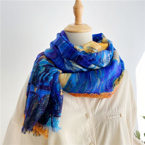MaraSilk Pure Wool Scarf - Oblong MS820