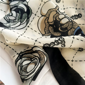 MaraSilk Pure Wool Scarf - Oblong MS821