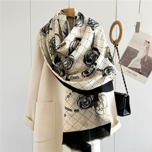 MaraSilk Pure Wool Scarf - Oblong MS821