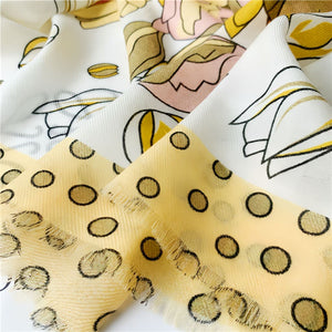 MaraSilk Pure Wool Scarf - Oblong MS824