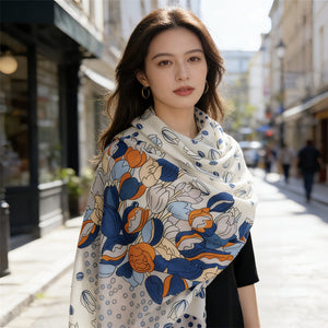 MaraSilk Pure Wool Scarf - Oblong MS824