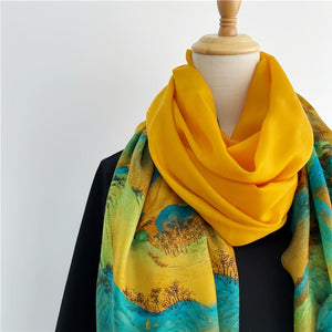 MaraSilk Pure Wool Scarf - Oblong MS834