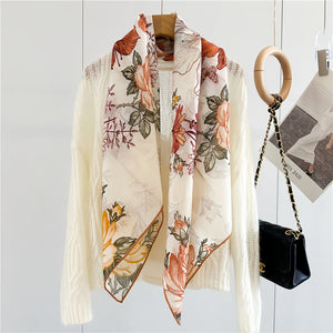 MaraSilk Pure Wool Scarf - Square MS816