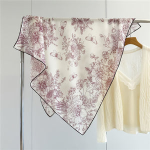 MaraSilk Pure Wool Scarf - Square MS816