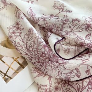 MaraSilk Pure Wool Scarf - Square MS816
