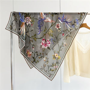 MaraSilk Pure Wool Scarf - Square MS816