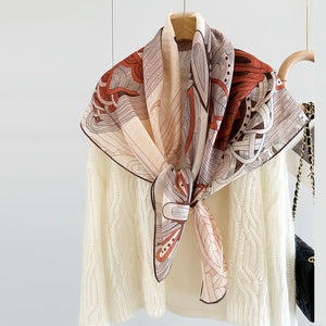MaraSilk Pure Wool Scarf - Square MS816