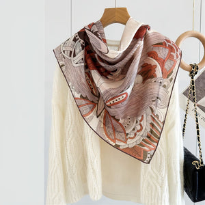 MaraSilk Pure Wool Scarf - Square MS816