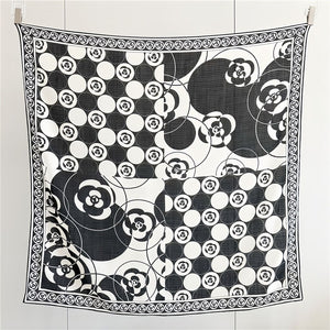 MaraSilk Pure Wool Scarf - Square MS816