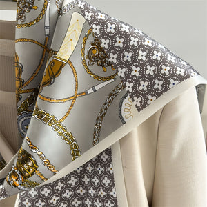 MaraSilk Pure Mulberry Silk Scarf - Ribbon Crepe Satin MS840