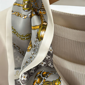 MaraSilk Pure Mulberry Silk Scarf - Ribbon Crepe Satin MS840