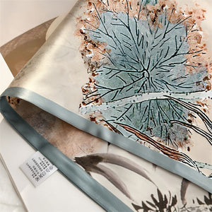 MaraSilk Pure Mulberry Silk Scarf - Ribbon Crepe Satin MS842