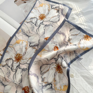 MaraSilk Pure Mulberry Silk Scarf - Ribbon Crepe Satin MS843