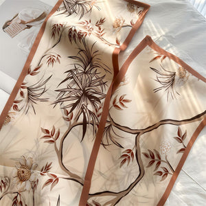 MaraSilk Pure Mulberry Silk Scarf - Ribbon Crepe Satin MS843