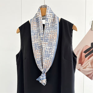 MaraSilk Pure Mulberry Silk Scarf - Ribbon Crepe Satin MS843