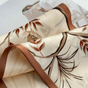 MaraSilk Pure Mulberry Silk Scarf - Ribbon Crepe Satin MS843