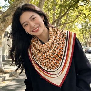 MaraSilk Pure Mulberry Silk Scarf - Square Satin MS829