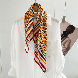 MaraSilk Pure Mulberry Silk Scarf - Square Satin MS829