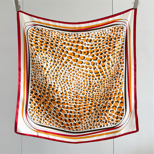 MaraSilk Pure Mulberry Silk Scarf - Square Satin MS829