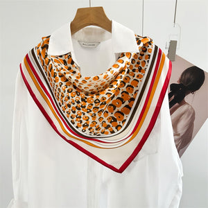 MaraSilk Pure Mulberry Silk Scarf - Square Satin MS829