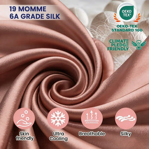 MaraSilk 19-Momme Pure Mulberry Silk Pillowcase - MC05