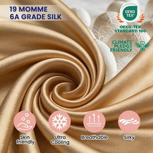 MaraSilk 19-Momme Pure Mulberry Silk Pillowcase - MC05
