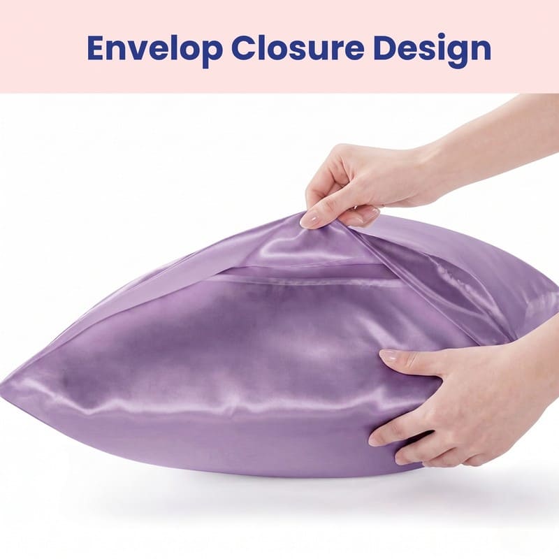 MaraSilk 19-Momme Pure Mulberry Silk Pillowcase - MC05