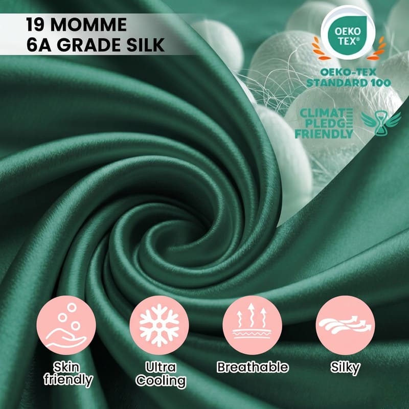 MaraSilk 19-Momme Pure Mulberry Silk Pillowcase - MC05