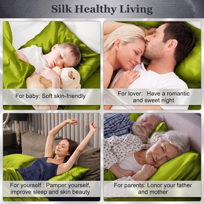 MaraSilk 19-Momme Pure Mulberry Silk Pillowcase - MC05