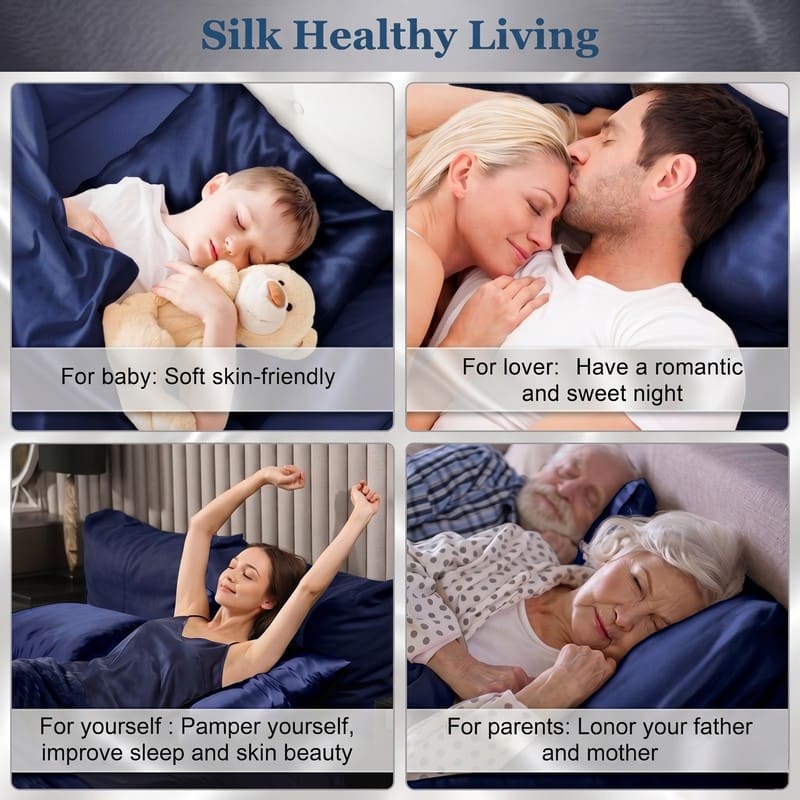 MaraSilk 19-Momme Pure Mulberry Silk Pillowcase - MC05