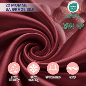 MaraSilk 22-Momme Pure Mulberry Silk Pillowcase - MC07