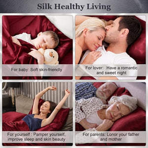 MaraSilk 22-Momme Pure Mulberry Silk Pillowcase - MC07