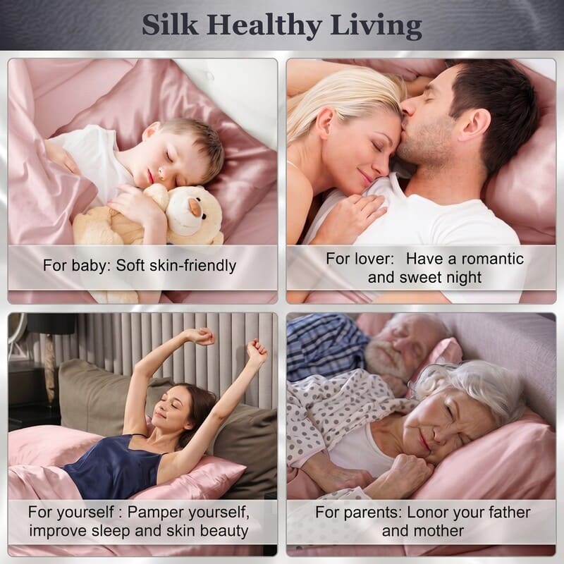 MaraSilk 22-Momme Pure Mulberry Silk Pillowcase - MC07
