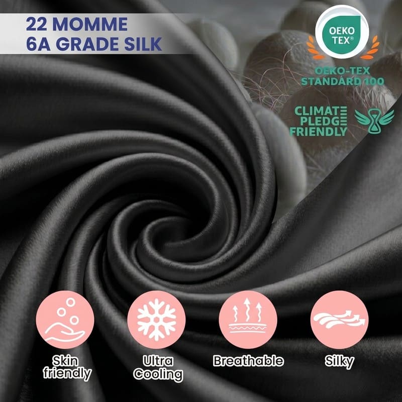 MaraSilk 22-Momme Pure Mulberry Silk Pillowcase - MC07