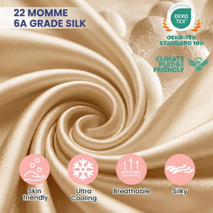 MaraSilk 22-Momme Pure Mulberry Silk Pillowcase - MC07