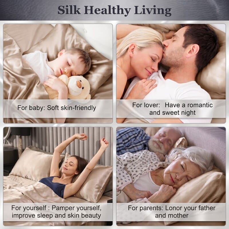 MaraSilk 22-Momme Pure Mulberry Silk Pillowcase - MC07