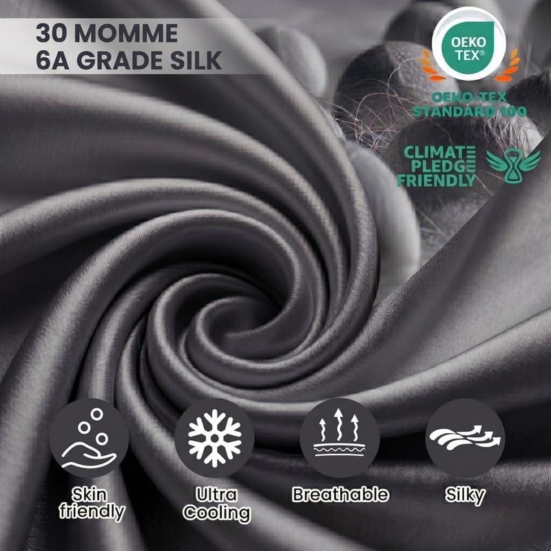 MaraSilk 30-Momme Pure Mulberry Silk Pillowcase - MC08